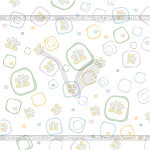 Baby colorful patterns - vector clipart