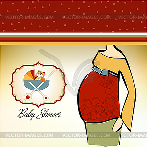 Baby Shower - векторное графическое изображение