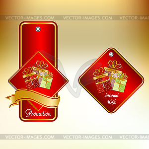 Luxury label - vector image