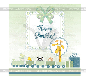 Birthday invitation - vector clipart