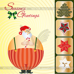 Christmas card - vector clipart