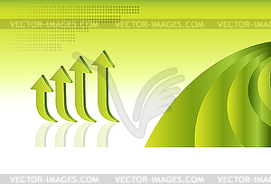 Financial Graphs Background - vector clipart