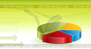 Financial Graphs Background - vector clip art