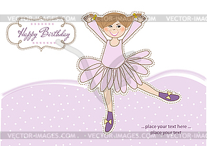 Birthday Greeting Card - vector clipart