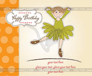 Birthday Greeting Card - vector clipart / vector image