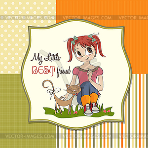 Best friends - vector EPS clipart