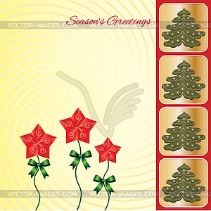 Christmas card - vector clip art