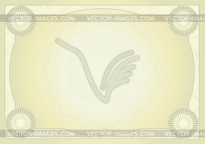 Diploma certificate - vector clipart