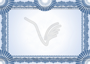 Diploma certificate - vector clipart