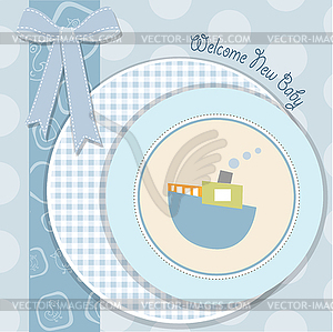 Baby shower invitation - vector clipart