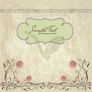 Pattern background with flowers - vector clipart