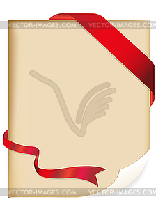 Old paper - vector clipart