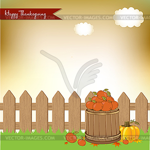 Autumn background - vector image