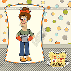 Best mom - vector clipart