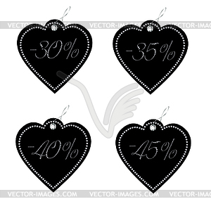 Promotion labels - vector clipart