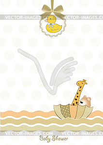 New baby arrived - vector clip art