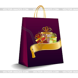 Shopping bag - vector clipart