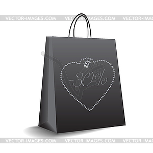 Shopping bag - vector image