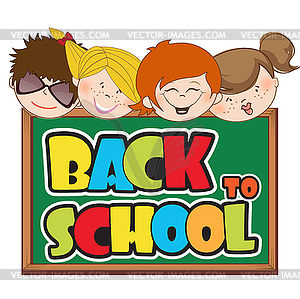 Back to school - vector clip art