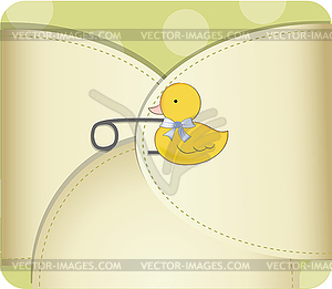 New baby announcement - vector clip art