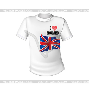English t-shirt design - vector image