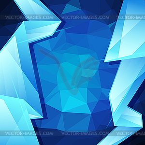 Abstract geometric background, design template - color vector clipart