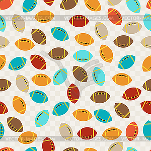 Seamless pattern with school icons - color vector clipart