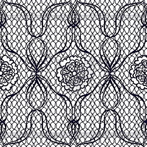 Old lace background, ornamental flowers. texture - vector image