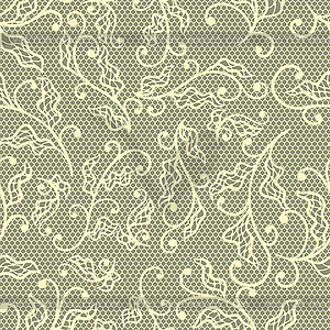 Old lace background, floral ornament. texture - royalty-free vector image