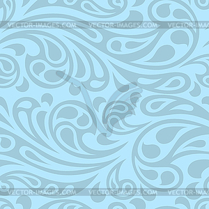 Water splash seamless waves abstract pattern - vector clipart