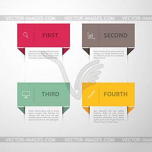 Design template back - vector image