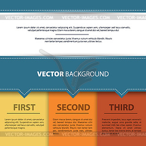 Design template back - vector image