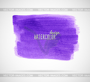 Watercolor design banner - vector clipart