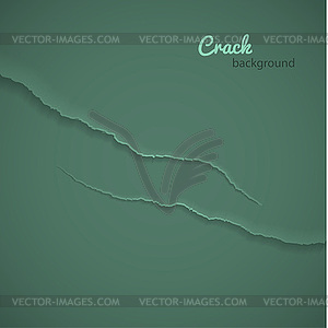 Crack background - vector clipart