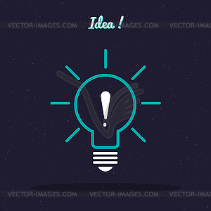 Idea ! - vector clipart