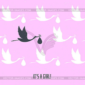 It`s girl! - royalty-free vector image