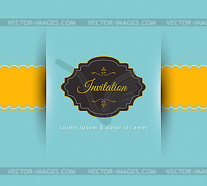 Invitation - vector clipart