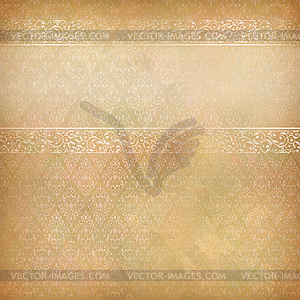 Vintage Abstract Retro Lace Banner Background - vector clipart