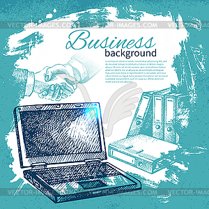 Business background - vector image