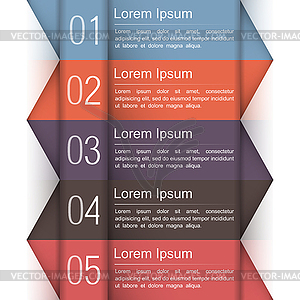 Modern Infographics Design Template - vector clip art