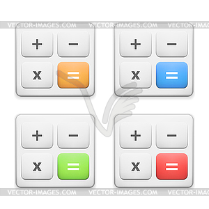 Calculator Icon - vector image