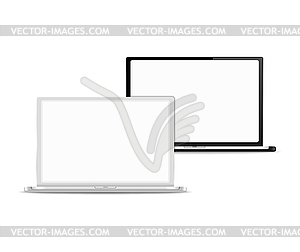 Laptops - vector image