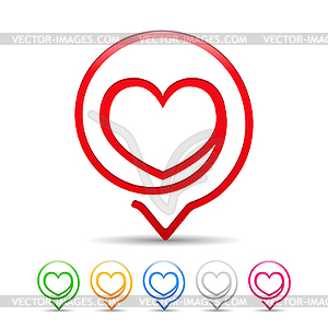 Heart Icon - vector clip art