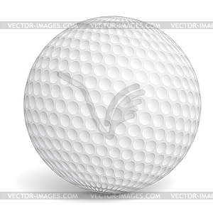 Мяч для гольфа - изображение в векторе