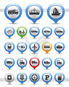Transport Icons - vector clipart