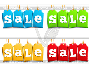 Sale Tags - vector clipart