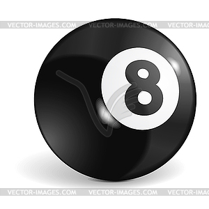 Billiard Ball - vector clip art