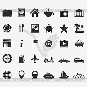 Travel Icons Collection - vector clip art