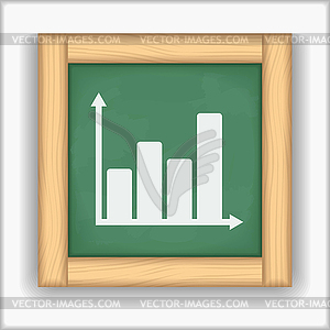 Chart Icon - vector EPS clipart