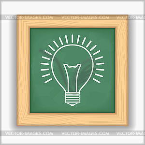 Bulb Icon - vector clip art